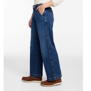 L.L. Bean Women's 207 Vintage Jeans, High-Rise Wide-Leg
